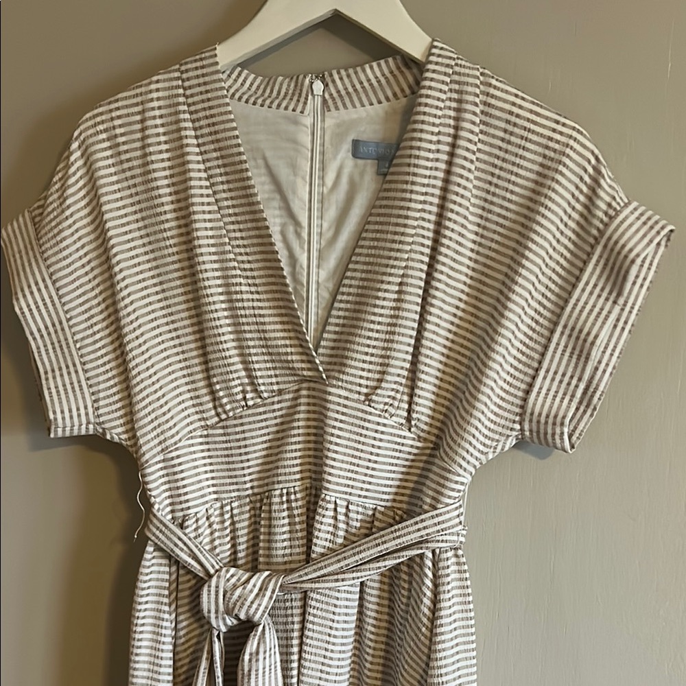 Antonio Melani x Kimberly Whitman Striped Belted Dress - Picture 3 of 3